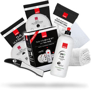 detailmate Polishing Set: Rupes Trial Kit: Uno Pure Polish 1L + 2x Polishing Sponge Ultra Fine + Double-Sided Polishing Cloth White + Claw Pad Tool + Super Fleece Polishing Cloth