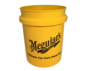 Meguiar's RG203 Yellow Large Car Wash Bucket 5US Gallon (Grit Guard compatible / sold separately)