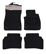 Precision - Tailored Car Mats - Intended for Vauxhall Insignia 2017-2022 - 4 Piece Set - Non-Slip Floor Mats - Black Carpet - Black Binding - Fittings Clips - SFP