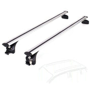 Integrated Railing Roof Rack 107cm Areo Dynamic Aluminium Bars Compatible with Hyundai Lexus