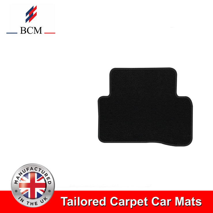 BCM - Tailored Car Floor Mats –C Class 2014-2021 - Black Carpet - Anti Slip Mat - Non Slip Car Floor Mat, Fitted With Clips & Granulated Backing - 4 Pc Floor Set Only