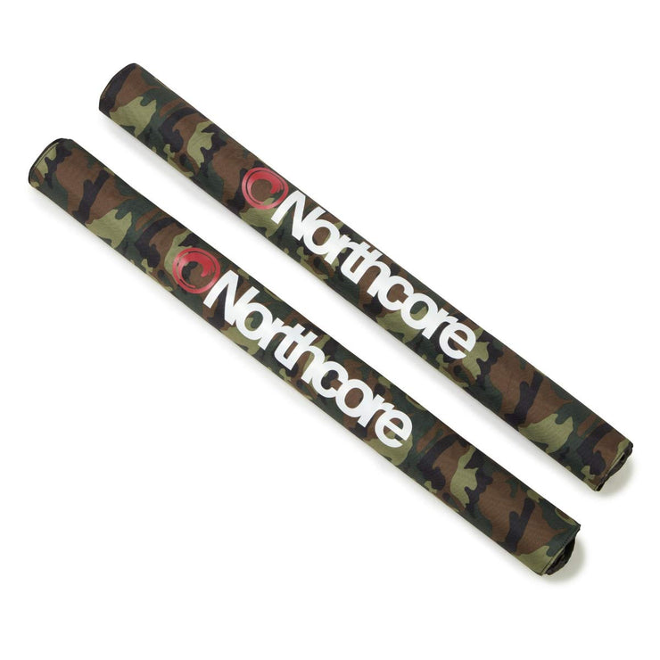 Northcore Surfing and Watersports Accessories - Roof Rack Wide Load 72cm Bar Pads - Camo - Waterproof Sprayproof