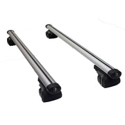 Summit SUM-002 Roof Bar to Fit Cars with Running Rails, Aluminium 1.2m,Siliver