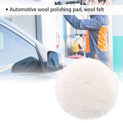 Car Body Wool Polishing Pad, 1 Pc 3-7 Inch Car Soft Wool Polishing Pad Auto Woolen Buffing Waxing Pad Car Polisher Buffer(6'') Cosmetic Restoration Tools