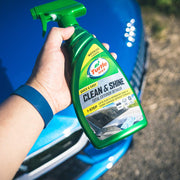 Turtle Wax Clean & Shine Total Exterior Detailer 500ml- Dirt-Locking Polymer Technology, Scratch-Free Clean, Wax Enriched & Protective Finish. Removes Light Dust & Dirt from Multiple Surfaces.