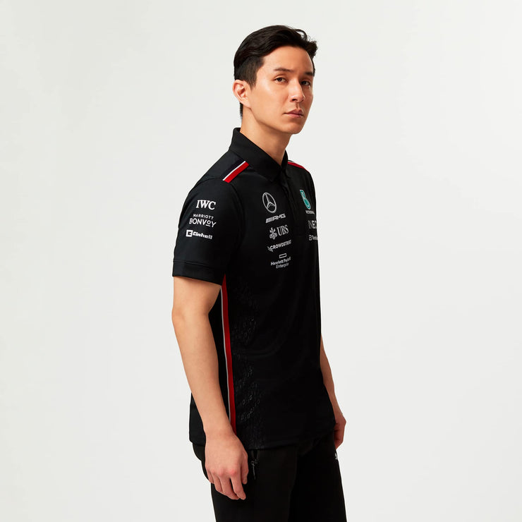 Mercedes AMG Petronas Formula One Team - 2023 Team Polo - Black - Men - Size: XL