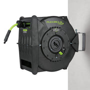 Flexzilla Levelwind Retractable Air Hose Reel, 3/8 in. x 75 ft., Heavy Duty, Lightweight, Hybrid, ZillaGreen - L8306FZ