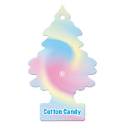 Little Trees Air Freshener Tree MTR0046 Cotton Candy Fragrance For Car Home Boat Caravan - Single Pack