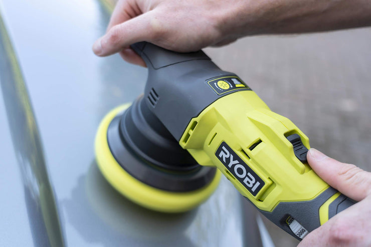 Ryobi R18P-0 ONE+ Cordless Polisher (Bare Tool), 18 V,Black|yellow|green|grey