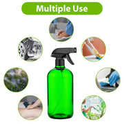 Ouligay 4Pcs Spray Bottle Replacement Trigger Sprayer Head Round Bottle Nozzle Heavy Duty Plastic Mist Spray for Garden Cleaning Kitchen Home Office