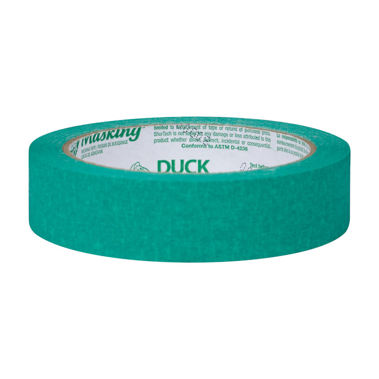 Duck Tape Green Masking Tape 24mm x 27.4m for Crafting, Decorating, Labelling