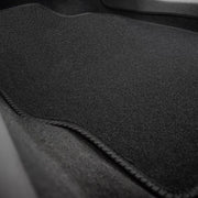 Car Mats for Mazda 3 (2013-2019) Tailored Fit Carpet Floor Mat Set Accessory Black Custom Fitted 4 Pieces with Clips - Anti-Slip Backing & Black Trim Edging