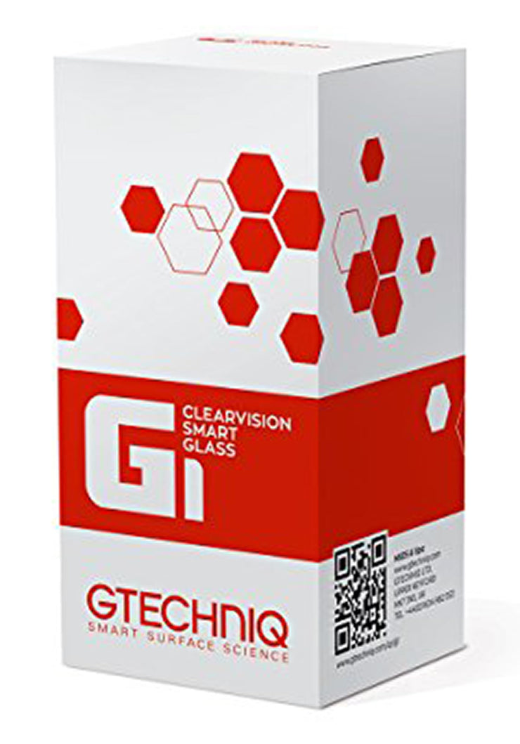 Gtechniq Auto G1 ClearVision Smart Glass for Cars, Repels Water off Glass and Windscreens, Easy to Use, Lasts up to 20,000 Miles, 15ml