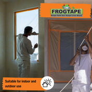 Frog Tape Orange Gloss & Satin Painters Masking Tape 24mm x 41.1m, Indoor Painting and Decorating For Sharp Lines and No Paint Bleed