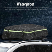 Car Roof Bag Car Roof Box Car Roof luggage Bag with Night Reflective Strip Universal Luggage Bag Storage Cube Bag for Travel Camping