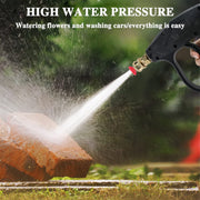 High Pressure Washer Gun 4350PSI with 5 Water Nozzle Tip, High Pressure Washer Gun for Karcher Cleaner Wash Cleaner Gun Cleaning Car Wash Water Gun M22-14 Hose Connector & 1/4" Karcher Quick Connector