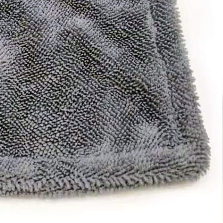 Detailers United - Hydro Hoover XL - Professional Grade Plush Microfibre Car Drying Towel 1400 GSM (50 x 80 cm ) Grey