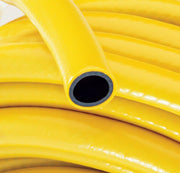 TW Wholesale 30 Metre Yellow Garden Hose Pipe - 30M Reinforced Heavy Duty Anti-Kink Watering Solution Ideal for Watering, Gardening, and Cleaning Tasks