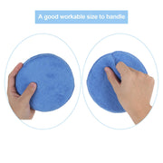 ASelected Microfibre Wax Applicator - Pads Pack of 20 Car Detailing Sponges 5 Inch Washable Soft Foam Application Pads for Polish (Blue)