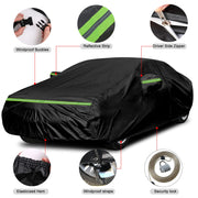 Waterproof Car Cover Compatible with 718 Boxster/Cayman 986/987/981/982 Base/S/T/GTS 4.0/GT4/GT4 RS 1996-2022, All-Weather Car Covers with Zip