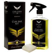 Car Gods Complete Detalier Kit - Clay Bar and Spray Lubricant Bundle - Super Smooth Surface for Better Polishing - 500 ml