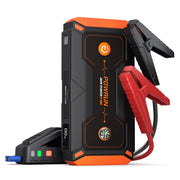 Powrun P-ONE Jump Starter, 2000A Portable Jump Box - Car Jump Starter Battery Pack for up to 8.0L Gas and 6.5L Diesel Engines, 12V Battery Jump Starter with Carry Case (Orange)