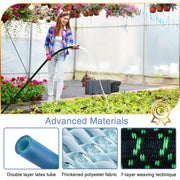 100ft Expandable Garden Hose Plus, Extra Long Hose Pipe 30m Extra Strength Without Spray Gun Nozzle, Magic Hose As Seen on TV Car Wash Hose, Hosepipes for Garden Easy to Use & Store (100ft)…