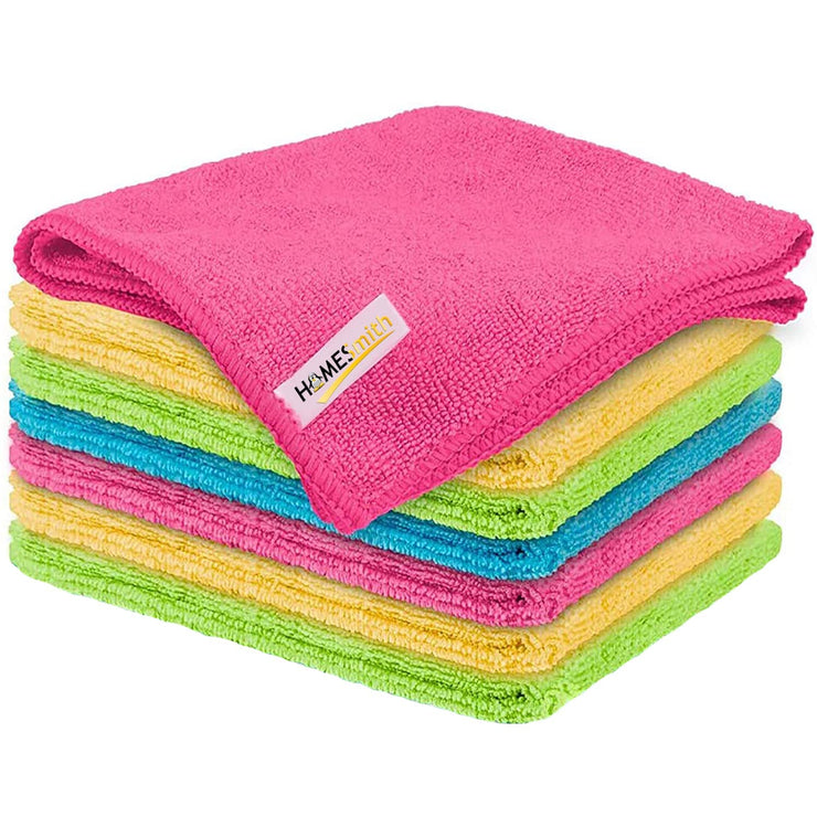 HOMESmith 4 Pack Premium Extra Large Microfibre Cleaning Cloths