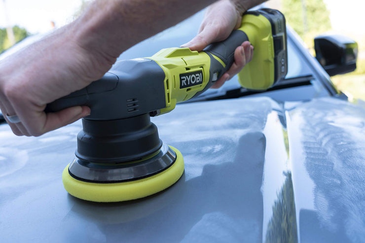 Ryobi R18P-0 ONE+ Cordless Polisher (Bare Tool), 18 V,Black|yellow|green|grey