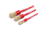 Barnwell Set of 3 Sash Detailing Brush No.10 + 16 + 20 (17mm, 25mm, 32mm) Kit Alloy Wheel Engine Bay Trim Dash Cleaning