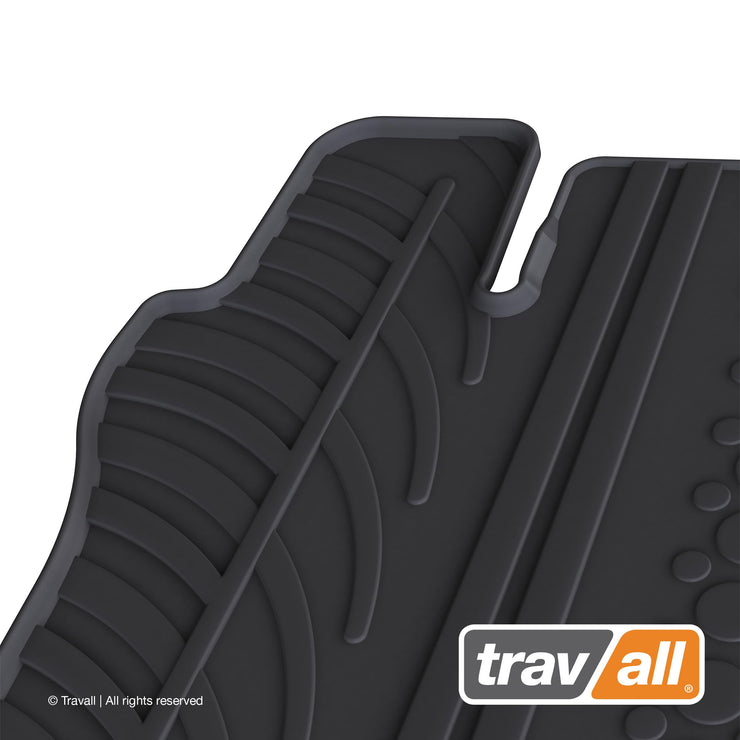 Travall Mats Compatible With Skoda Superb Estate and Hatchback (2015-2023) TRM1198R - Vehicle-Specific Full Set of Rubber Car Floor Mats