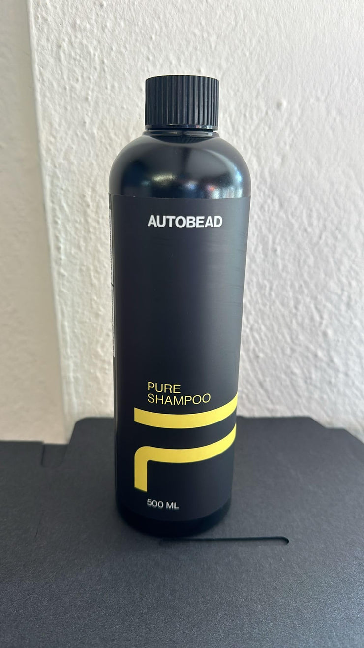 Autobead Pure Shampoo 500ml - pH Neutral Lubricating 2300:1 Car Wash For All Surfaces - Streak Free Cleaning for Matte & Satin Finishes