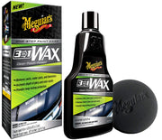 Meguiar's G191016EU 3in1 Car Wax 473ml, Clean Polish Protect, One Step Paint Care