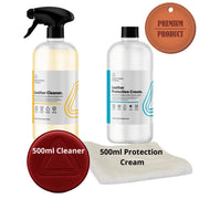 Restorers Deep Leather Cleaner & Protection Conditioner Care Kit for Cleaning & Protecting Car Interiors, Furniture Suite, Sofa, Settee, Jackets & Leather Items, 2x 500ml - Leather Repair Company