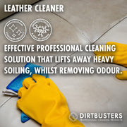 Dirtbusters Leather Cleaner Restorer & Deodoriser 3-in-1 Spray, Clean Revive & Remove Odour, With Lavender Oil (500ml)