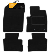 FSW - Tailored Mats - Fits Nissan QASHQAI Mild Hybrid 2021- - Black Carpet - Anti Slip Mat - Non Slip Car Floor Mat, Granulated Backing - 2 clip version - 4 Pc Floor Mat Only