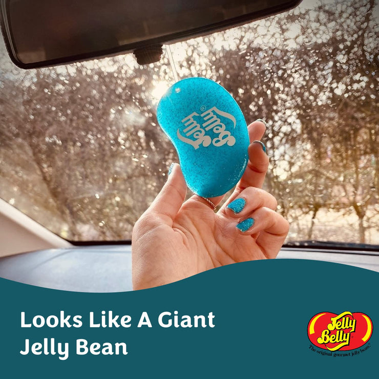 Jelly Belly Car Air Freshener - Blueberry Jewel 3D Hanging Freshener. Car Scent Lasts Up To 30 Days, Air Freshener Car, Home or Office. Genuine Jelly Belly Car Air Fresheners for Women, Men and Kids