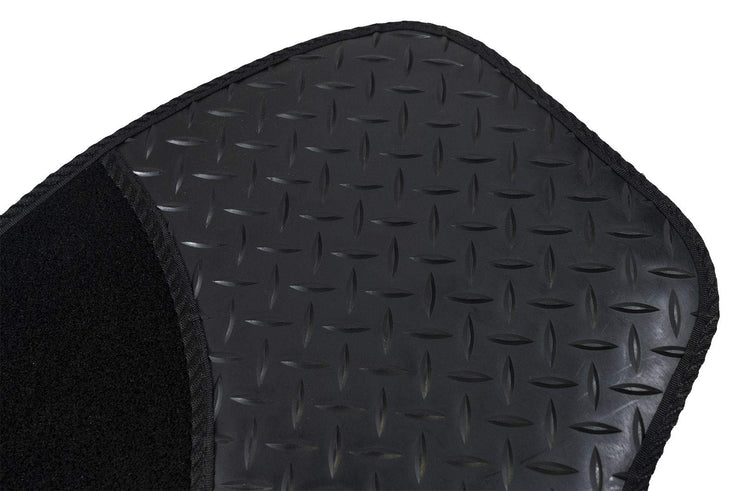 UKB4C Black Carpet Floor Mats Set with Rubber Pad Polo Golf Fox Lupo