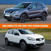 Car Cover for Nissan Qashqai 2006-2022, 6 Layers Waterproof Sun Rain UV Dust All Weather Protection Short Wheel Outdoor Full Cover with Side Door Zipper