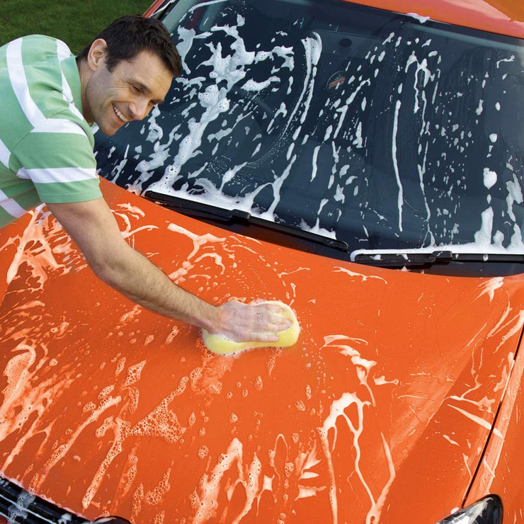 Turtle Wax Big Orange Car Shampoo & Wash 5L - Fast Rinse Formula That Removes Dirt & Road Grime Which Leaves your Car with A Glossy Showroom Shine & A Streak Free Finish