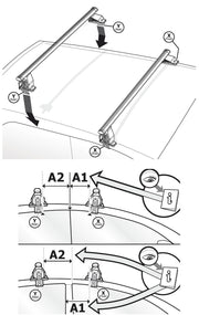 Menabo Tema Mini Cooper Roof Rack (3-Door Hatchback) 2001-2013