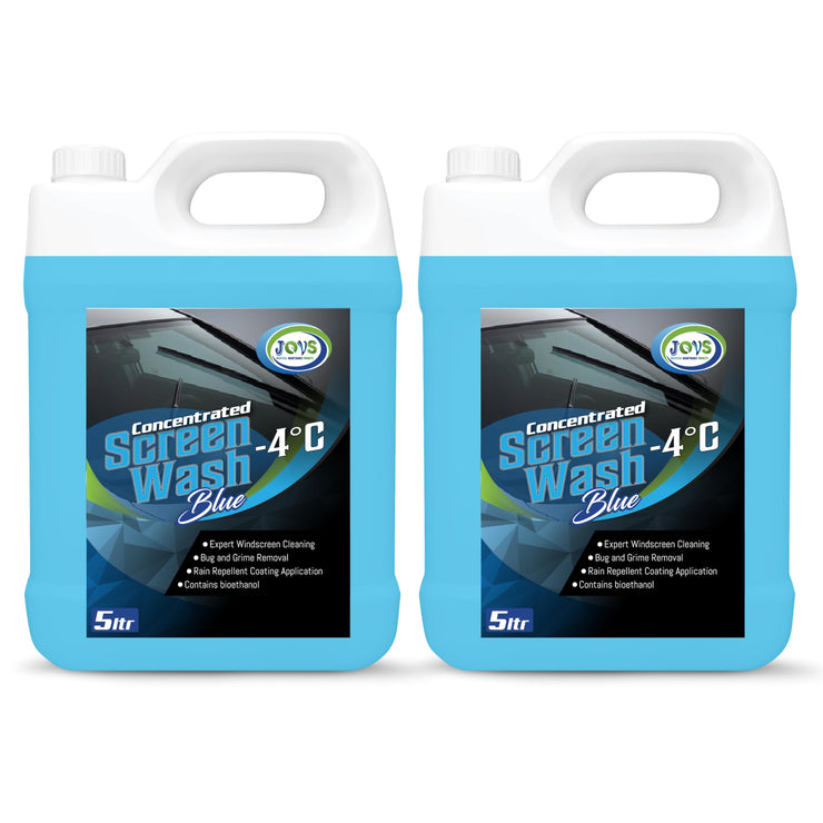 Screenwash 5 Litre - Screen Wash for Cars, Windscreen - Concentrate & Effective to -4°C - Car Screen Washer Fluid & Windscreen Cleaner.