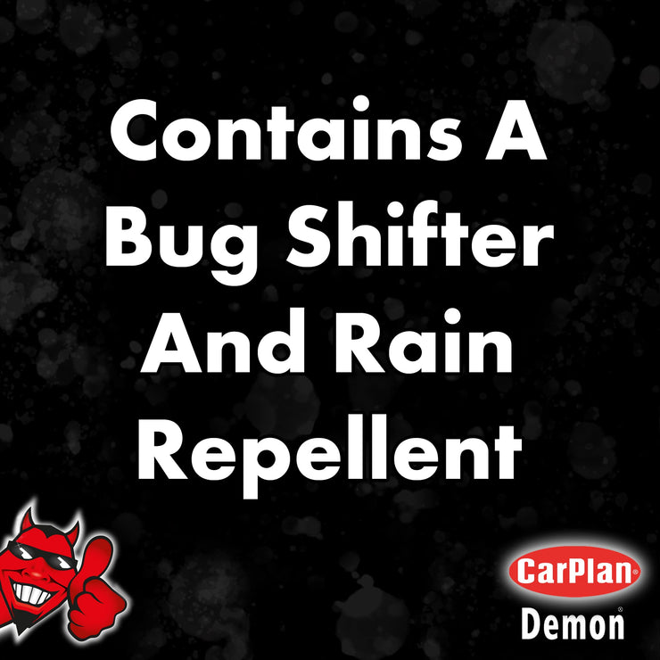 CarPlan Demon Screen, Extreme Summer Screenwash, Bug Shifter and Rain Repellent, 2.5 L