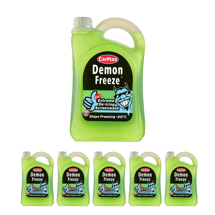 CarPlan Demon Freeze, De-Icing Screenwash, 2.5 Litres (Pack of 6)