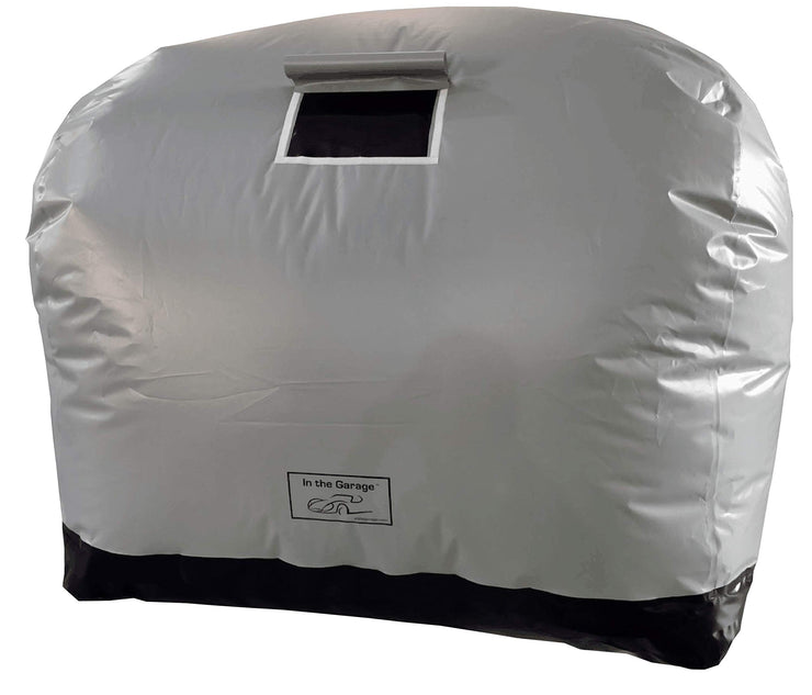 IN THE GARAGE Outdoor Car Cover - Inflatable Car Cover Outdoor, PROTECTS FROM HAIL - Outdoor Car Bubble, Inflatable Garage - Car Capsule - Car Cocoon, Car Bubble Storage - Car Shield - 18&