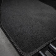 Car Mats for Mazda 3 (2013-2019) Tailored Fit Carpet Floor Mat Set Accessory Black Custom Fitted 4 Pieces with Clips - Anti-Slip Backing & Black Trim Edging