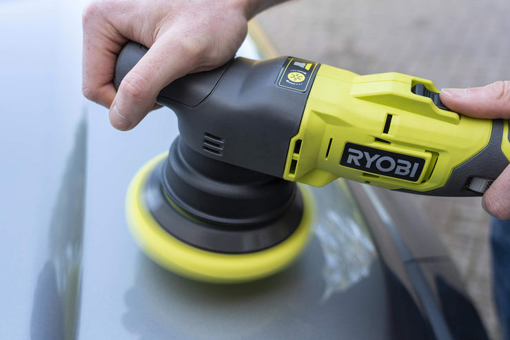 Ryobi R18P-0 ONE+ Cordless Polisher (Bare Tool), 18 V,Black|yellow|green|grey