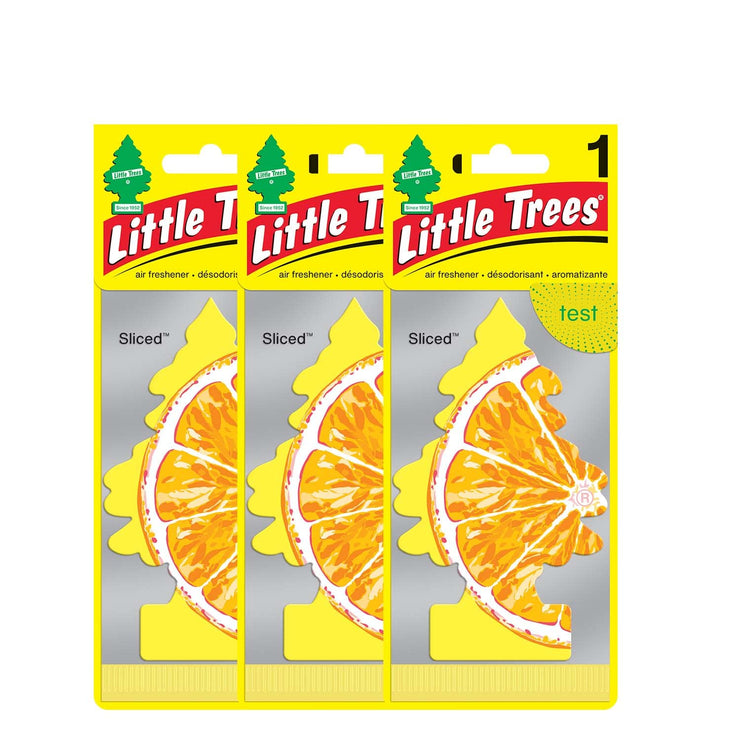 Little Trees Car Air Freshener | Hanging Paper Tree for Home or Car | Sliced | 6 Pack