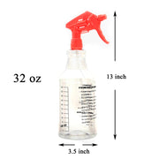 Youngever 3 Pack Empty Spray Bottles, Heavy Duty Spray Bottles for Cleaning Solutions (1000ML)