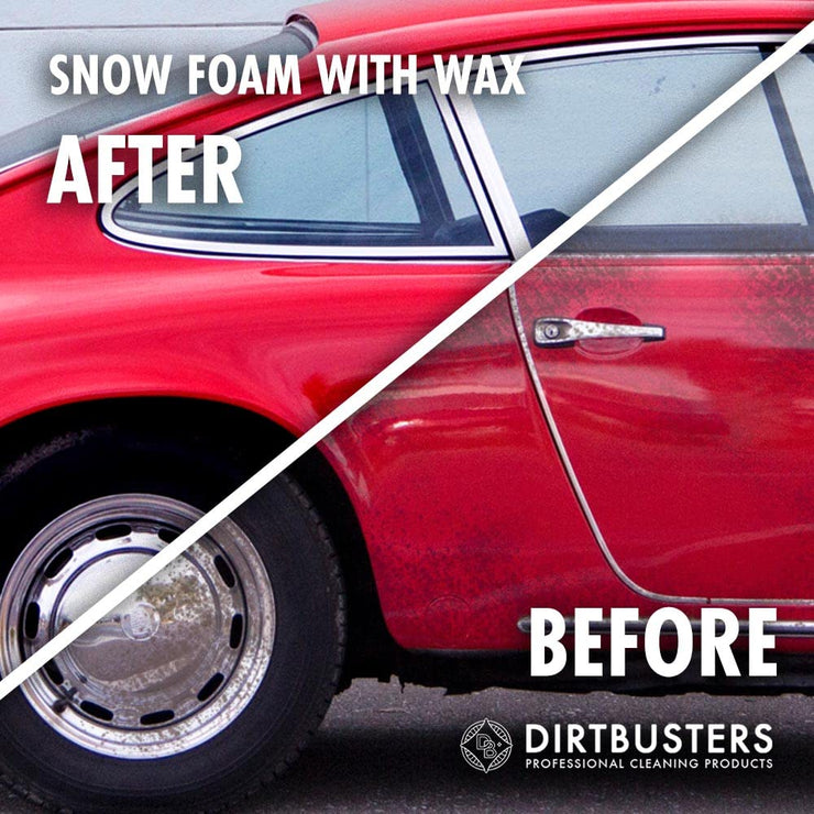 Dirtbusters Snow Foam Car Shampoo And Wax, Powerful Thick Foam Pre Wash Car Cleaner,Suitable For Cleaning All Vehicle Exteriors, Cherry (5L)